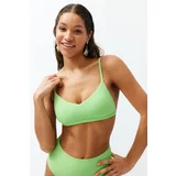 Trendyol Green Bralette Bikini Top