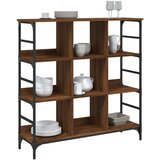  Komoda smeđa boja hrasta 102x32x103,5 cm od konstruiranog drva | shoptok.hr