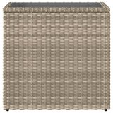  Vrtni stol sa staklenom pločom 58x27,5x55 cm od poliratana | shoptok.hr