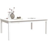  Vrtni stol bijeli 121x82,5x45 cm od masivne borovine | shoptok.hr