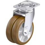 Blickle 931204 LHD-ALB 181K dvostruki okretni kotač od čeličnog lima Promjer kotača: 180 mm Nosivost (maks.): 800 kg 1 S | Eponuda.ba