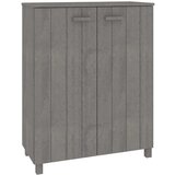 Maison Chic Omarica za obutev - Kopa za čevlje HAMAR svetlo siva 85x40x108 cm trdna borovina, (21778373) Cene