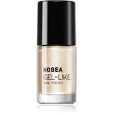 NOBEA Metal Gel-like Nail Polish lak za nohte z gel učinkom odtenek frosting #N16 6 ml