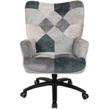 CARRYHOME PISARNIŠKI STOL kovina, umetna masa, tekstil rjava, siva, črna, bež | Shoptok.si