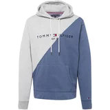 Tommy Remixed Sweater majica golublje plava / siva melange / crvena / bijela