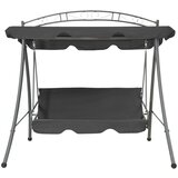 Zunanja gugalnica s streho antracitna 198x120x205 cm jeklo, (20851852) | Shoptok.si
