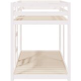  Dnevna postelja bela 80x200 cm trdna borovina, (20724322) | Shoptok.si