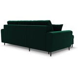 Cosmopolitan Design Zelena baršunasti sklopiva/s prostorom za odlaganje kutna garnitura Kyoto – | shoptok.hr