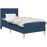  Krevetna konstrukcija Plava 90 x 200 cm Poliester | shoptok.hr