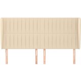  Uzglavlje s ušima krem 183x23x118/128 cm od tkanine | shoptok.hr