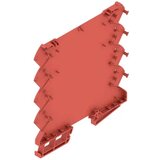 Weidmüller CH20M6 BP 4P-4P BUS RD LF 1 1261495 osnovni element kućišta za profilnu šinu zatvoreno, za montažu na din-letvu 6.1 x 110.7 plastika crvena 50 St. | Eponuda.ba