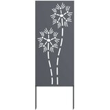  Privatnost u vrtu Antracit 50 x 140 cm Hladno valjana čelična | Eponuda.com