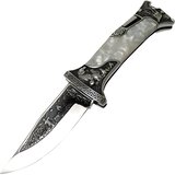 IZMAEL Zložni nož A3188 - Bela / Srebrna | Shoptok.si