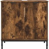  Kupaonski ormarić za sudoper Dimljeni hrast 60,5 x 33,5 x 61 cm | shoptok.hr