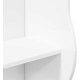  Kutna polica s policom Bijela visokog sjaja 34 x 33 x 102 cm | shoptok.hr