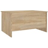  Stolić za kavu boja hrasta 80x55,5x41,5 cm konstruirano drvo | Eponuda.com