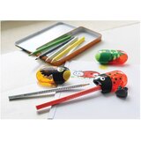  ŠILJILO-GUMICA PVC S PVC KUTIJOM 2RUPE ORAO FABER CASTELL 183527 CRNO/NARANČASTO | shoptok.hr