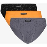 Atlantic Men's sports briefs 3Pack - black/yellow/gray | shoptok.hr