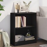  Polica za knjige crna 60 x 24 x 76 cm od konstruiranog drva | shoptok.hr