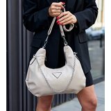 Gemre Dark beige shoulder bag with chain Bikata | ePonuda.com