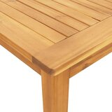  Vrtni blagovaonski stol 180 x 90 x 75 cm masivno bagremovo drvo | shoptok.hr