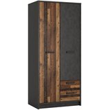 Modern Living Garderobna Omara Nubi, Barva Hrasta, Temno Siva Cene