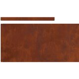  Ograda oko Travnjaka 4 pcs Rđa 450 x 0,05 x 25 cm | shoptok.hr