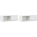 vidaXL TV omarica 2 kosa bela 80x31x25,5 cm inženirski les | Shoptok.si
