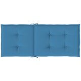  Jastuci za stolice 6 kom prošarano plavi 120x50x4 cm od tkanine | shoptok.hr