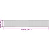  Tepih pravokutni svijetli prirodni 70 x 500 cm od bambusa | shoptok.hr
