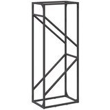  Stalak za drva crni 40x25x100 cm hladno valjani čelik | shoptok.hr