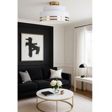  plafonsko svetlo tami 1xE27/60W/230V, prečnik 40 cm, bela/zlatna | Eponuda.com