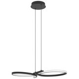Eglo 901267 - led luster na sajli serpins LED/21W/230V 3000K crne boje | Eponuda.com