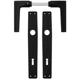 Kvaka+štit ključ PVC crna /47555