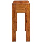 vidaXL Konzolna mizica 110x35x75 cm trden akacijev les | Shoptok.si