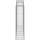  Gabionska košara s lukom 200x50x160/180 cm pocinčano željezo | shoptok.hr