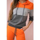 Kesi Set with colored stripes orange+gray | shoptok.hr
