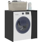  Ormar za perilicu rublja s pohranom Crni hrast 87 x 60 x 89 cm | shoptok.hr