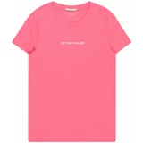 Tom Tailor Majica ružičasta / bijela