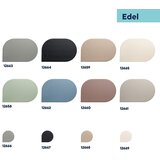 Kela SET PODMETAČA ZA ČAŠU EDEL, 10x10x0,17cm PU-KOŽA SVJETLOSIVA 4/1 | shoptok.hr