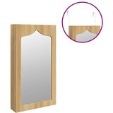  Zidni ormarić za nakit s ogledalom 37 5 x 10 x 67 cm | shoptok.hr