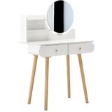  Stočić za šminku sa ogledalom 80x40x120 cm beli (PHO7872) | ePonuda.com