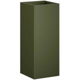  Vrtna saksija Maslinastozelena 20 x 20 x 40 cm Čelična vrata | shoptok.hr