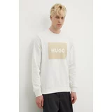 Hugo Bombažen pulover moška, bež barva