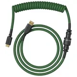 kabl coiled cable usb-c forest green