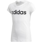 Adidas Majice s kratkimi rokavi Essentials Linear Tee Bela Cene