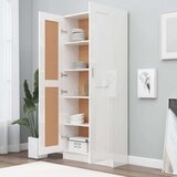 Sijaj ormarić za knjige visoki sjaj bijeli 82,5x30,5x185,5 cm iverica | shoptok.hr