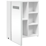  Kupaonski ormarić s ogledalom i LED svjetlom bijeli 45x13x52 cm | shoptok.hr
