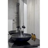  Umivaonik Laveo Amber okrugli, crni, 41 cm | shoptok.hr