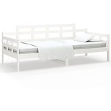  The Living Store Dnevna postelja bela trdna borovina 90x200 cm - Dnevna Postelja, (21445693) | Shoptok.si